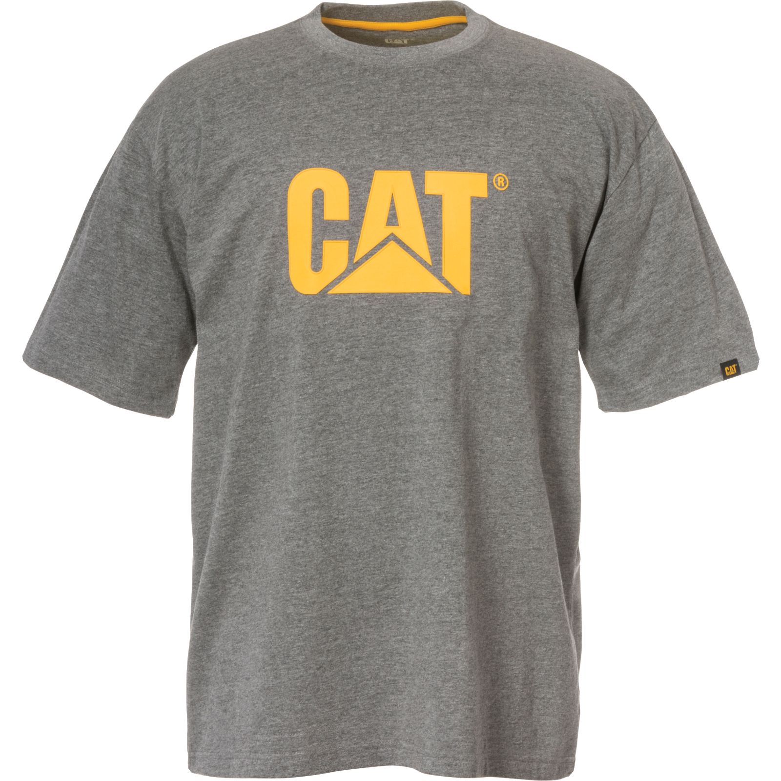 Caterpillar Trademark - Mens T-Shirts - Grey - NZ (932WMZIRK)